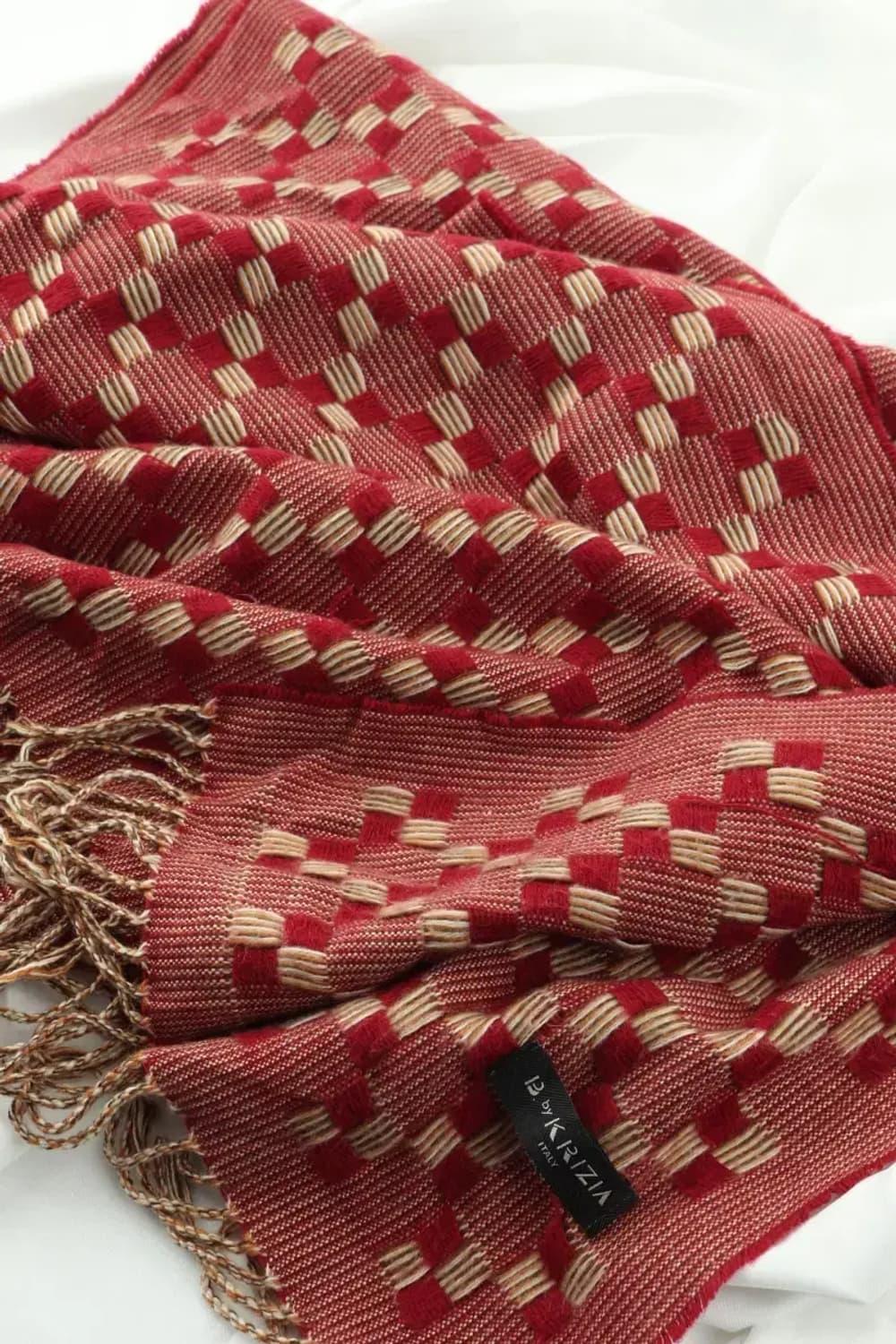 (F) 크리지아 목도리 머플러 이태리 자수 패턴 고급 보들-2601 | 후루츠패밀리