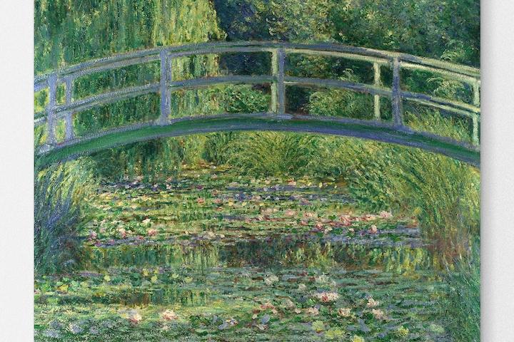 명화 캔버스 그림 액자 _ 모네 수련 연못 위의 다리