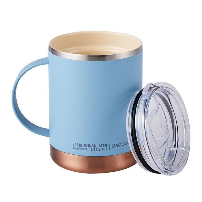 캐나다 아소부 세라믹 스텐 진공 보온보냉 얼티밋 머그 360ML 블루