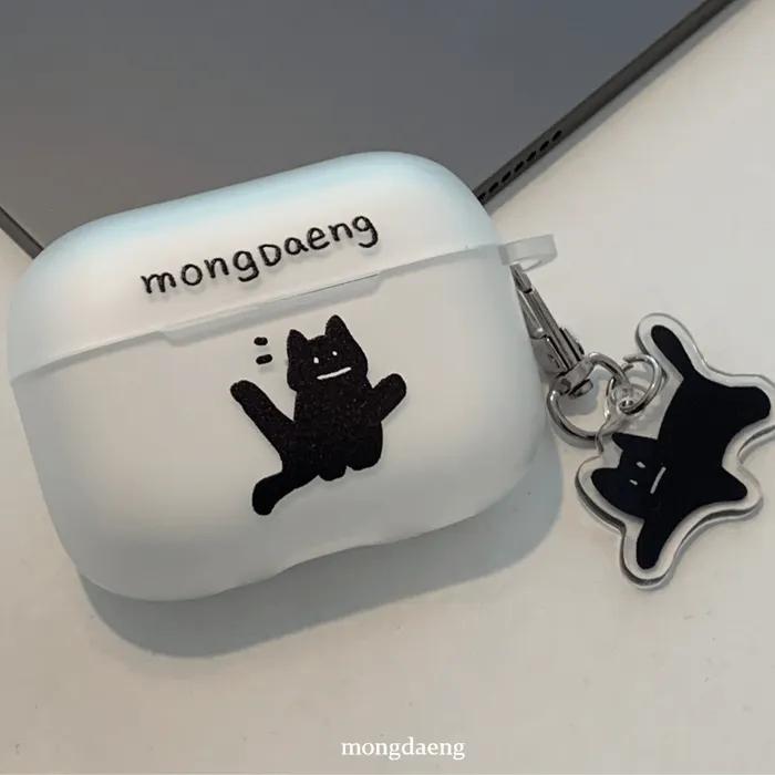Yoga Black cat 요가 블랙고앵이 에어팟 케이스