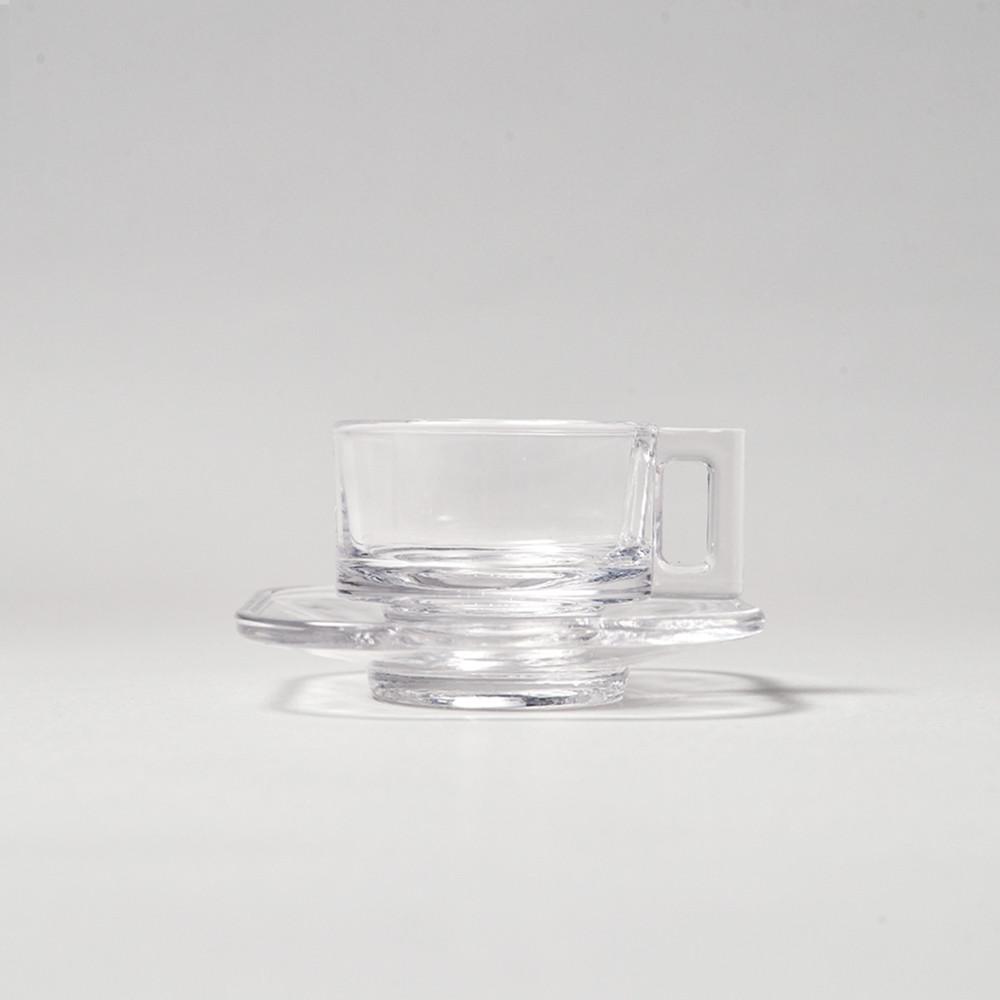 아르노글래스 에스프레소 컵앤소서 ARNO GLASS ESPRESSO CUP AND SAUCER