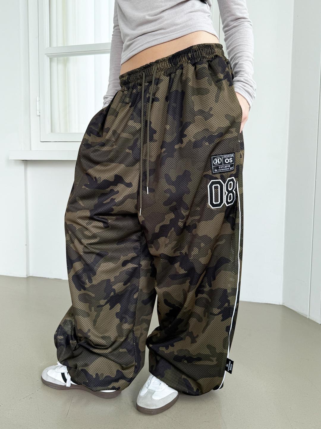 2nd) PATCH MESH PANTS