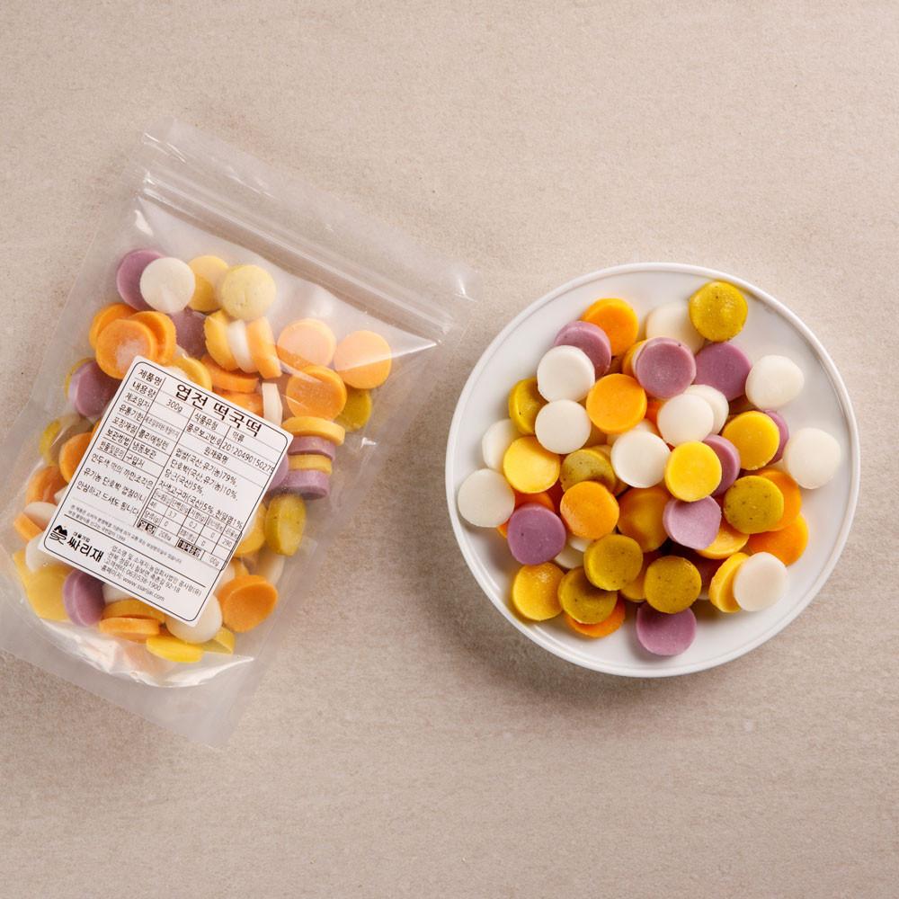 싸리재 작고 귀여운 [ 엽전 떡국떡 300g ] 국산 천연 재료 어린이 떡국 [원산지:국산(전라북도 정읍시)]