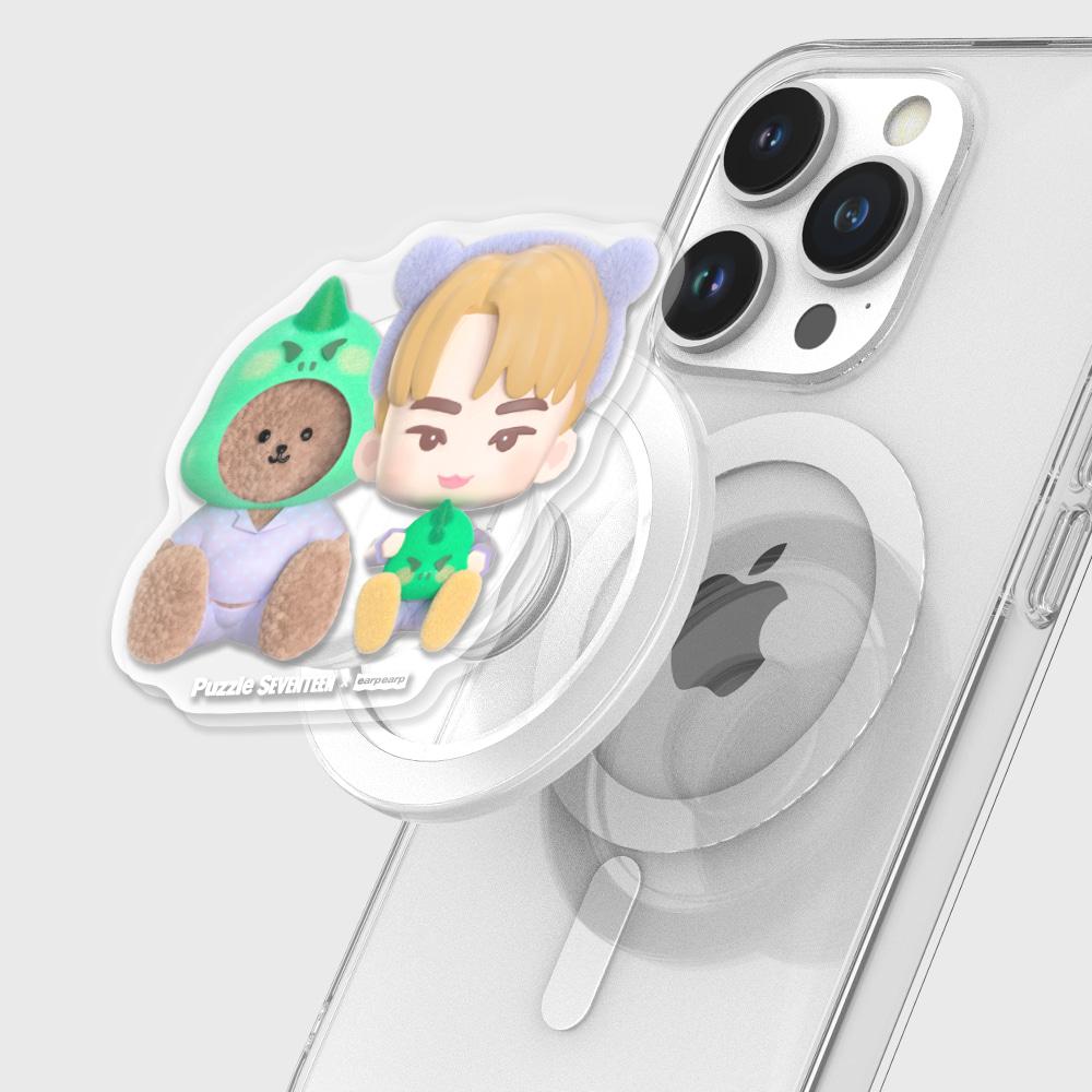 [Puzzle SEVENTEEN X EARP EARP] Magsafe SMART TOK (DINO)