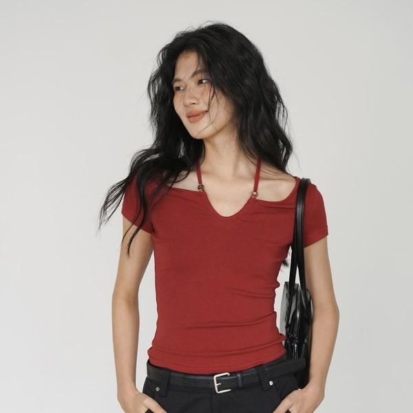 Bead Strap T-Shirt