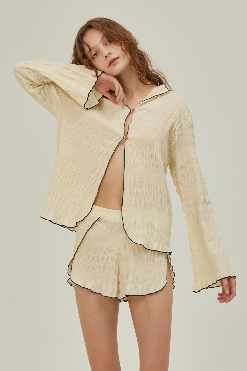 EASY PAJAMA SET_ivory