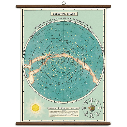 Vintage School Chart Celestial