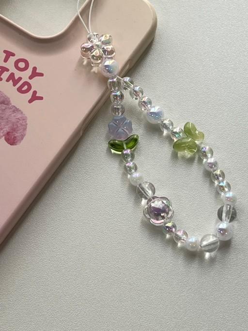 [ver.1]🌷꽃 나비 핸드폰스트랩 키링