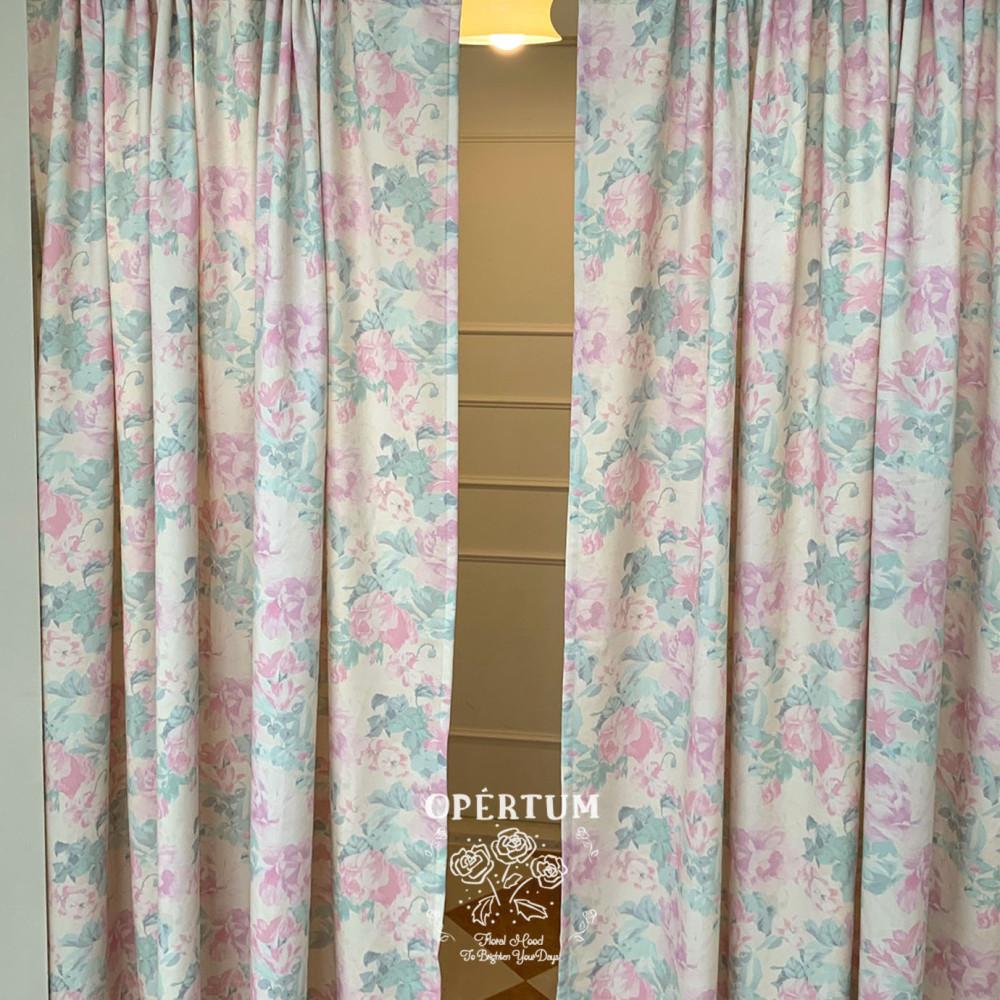 nudy pink floral fabric