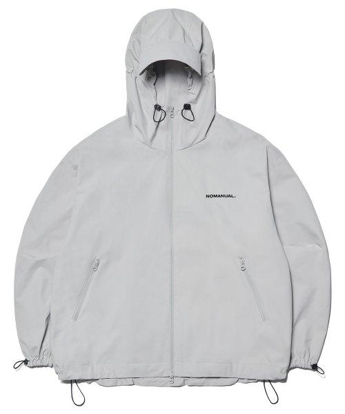 노매뉴얼(NOMANUAL)  PENON WIND SHELL - WARM GRAY - 사이즈 & 후기 | 무신사