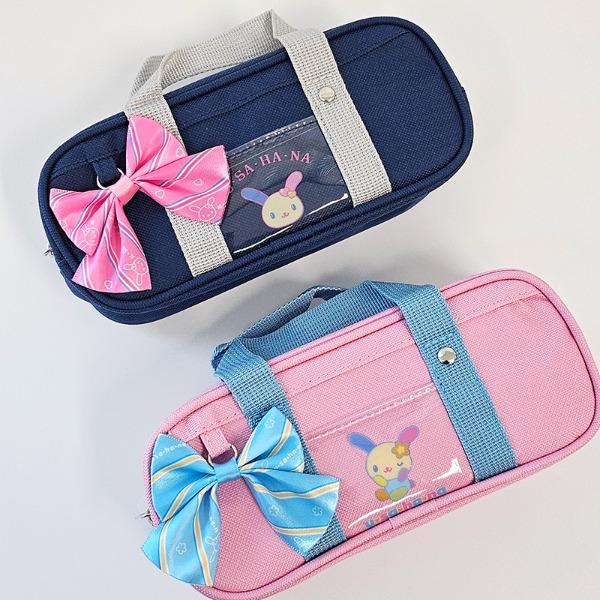 산리오 우사하나 스쿨백 모양 파우치