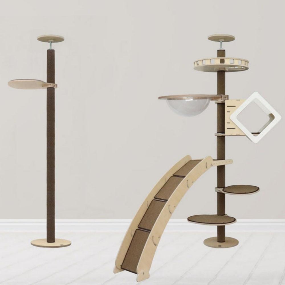 세상 튼튼한 모든펫 캣폴 원목 캣타워