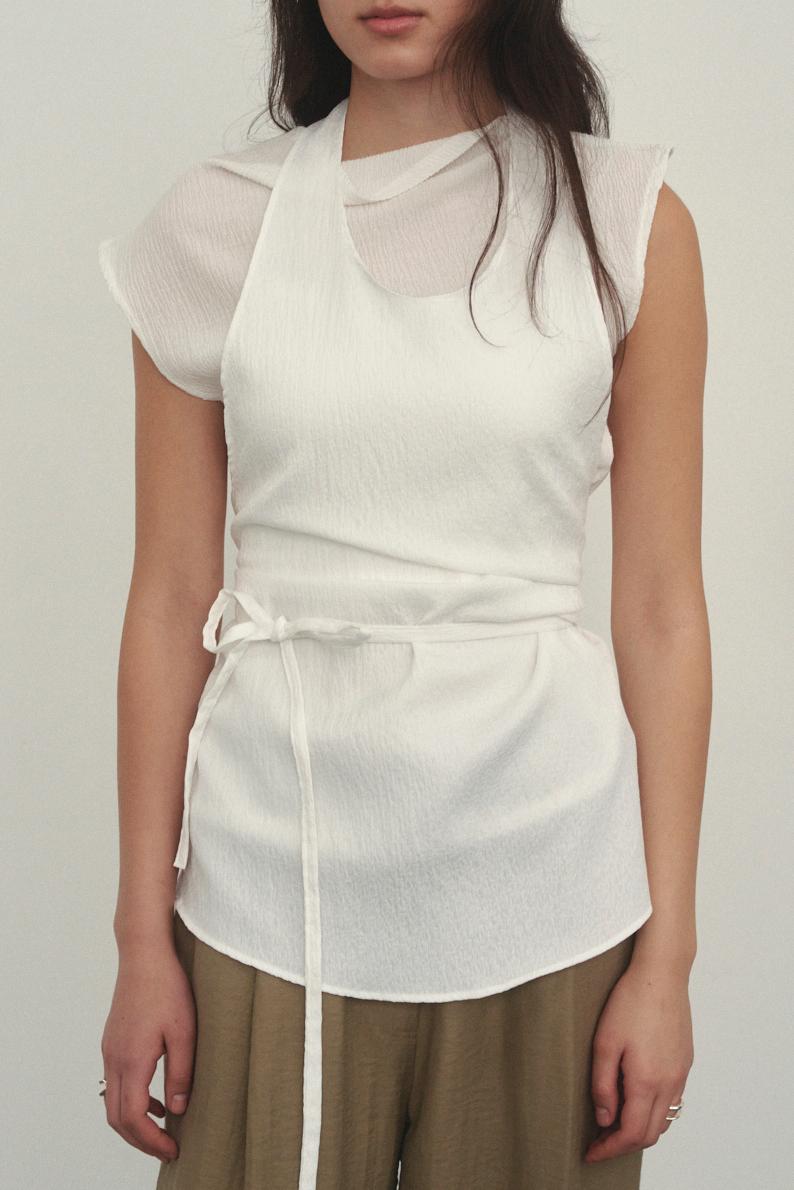 LAYER TOP (JACQUARD WHITE)