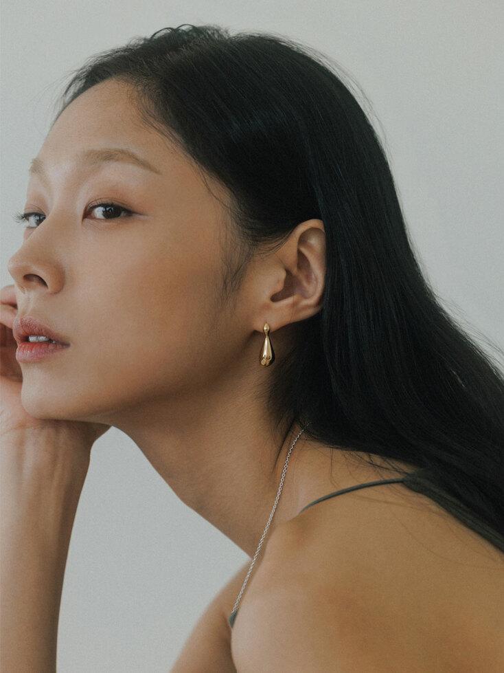 Victorian Mirror Earrings Gold