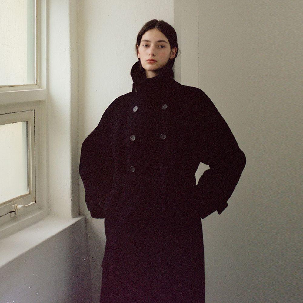 Madison Double Coat Black