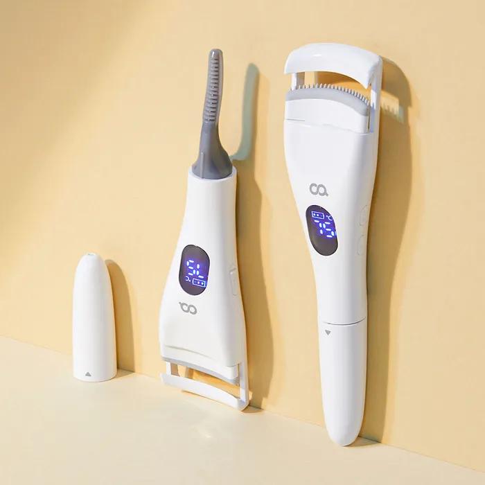 오아 듀얼 히팅 뷰러 속눈썹 고데기 온열 휴대용 USB 눈썹 마스카라 펌 고대기