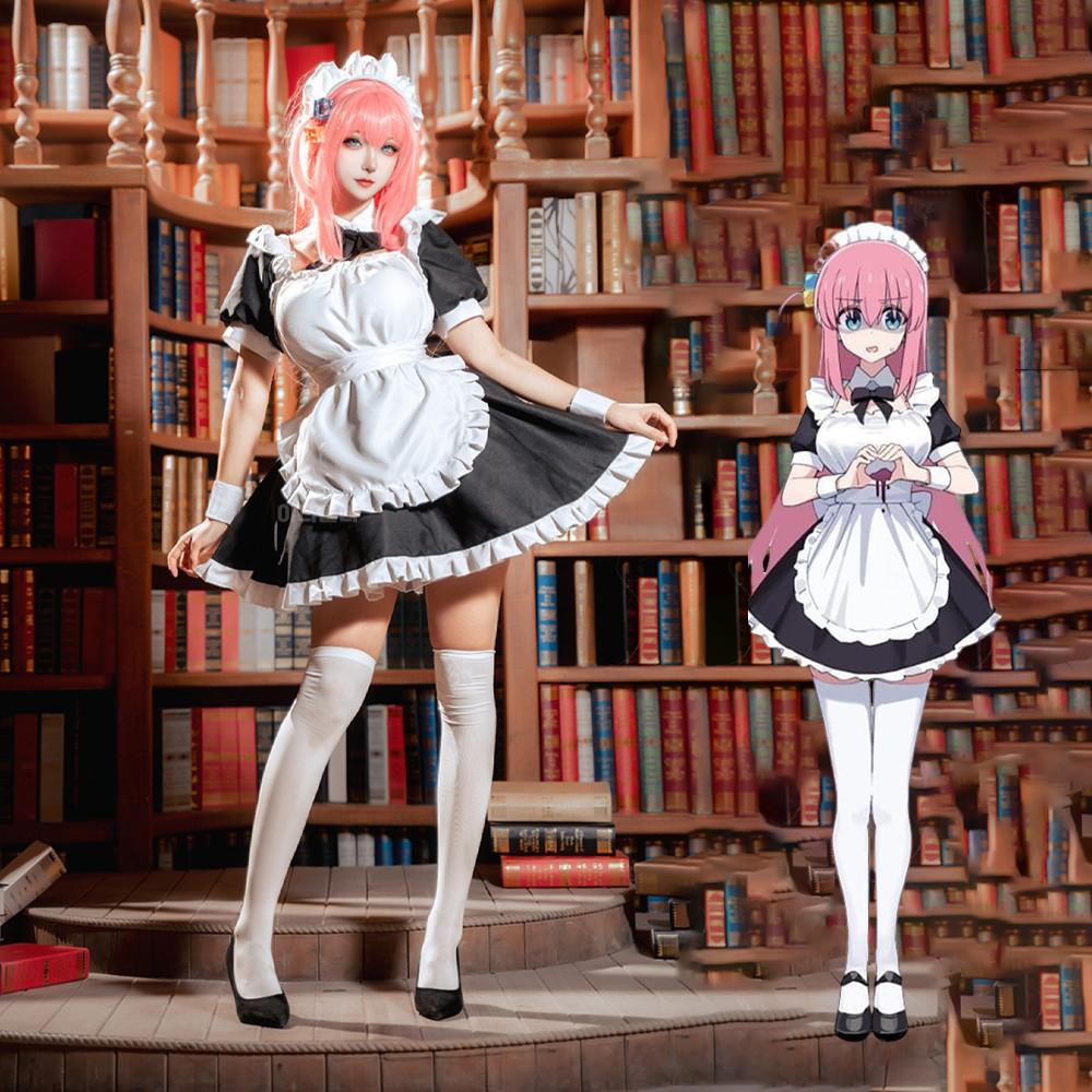 봇치 더 록 코스프레 고토 히토리 코스프레 메이드복 의상