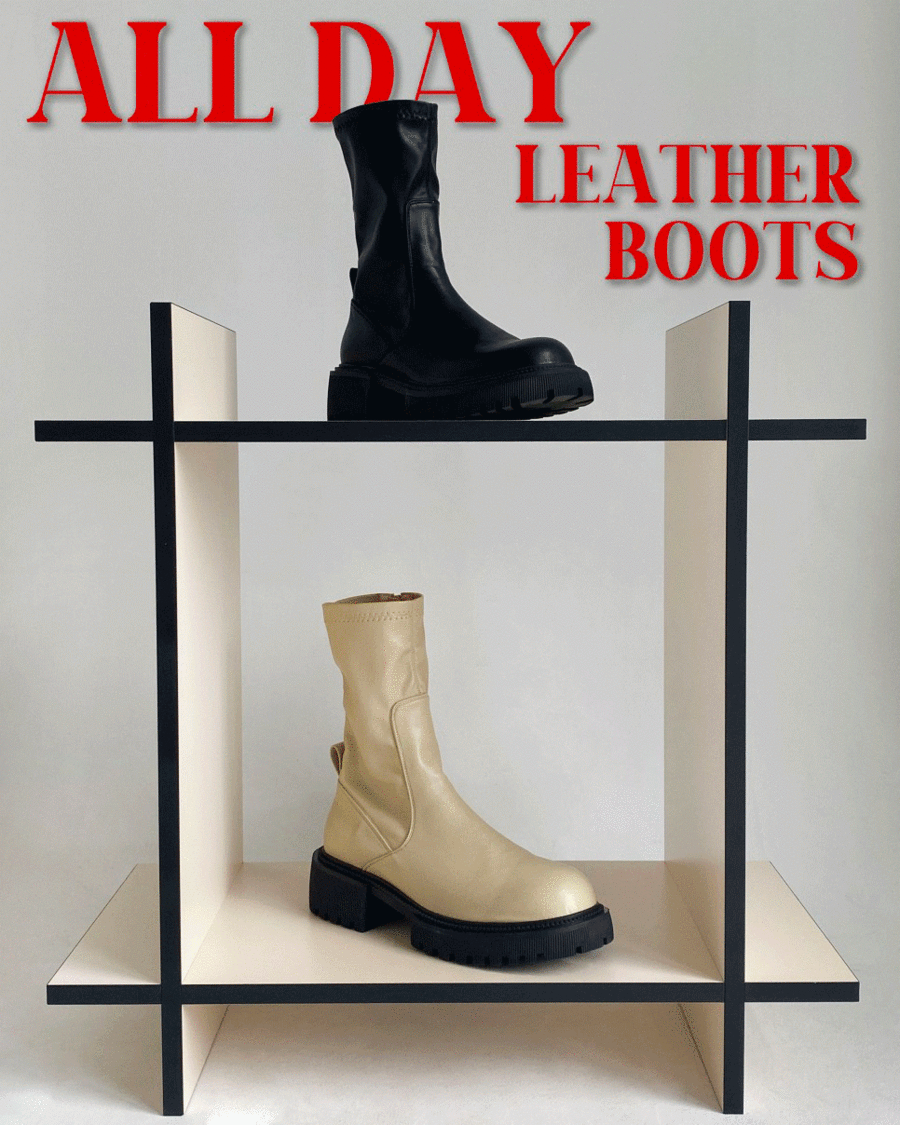 All Day Leather Boots_올데이 레더 부츠