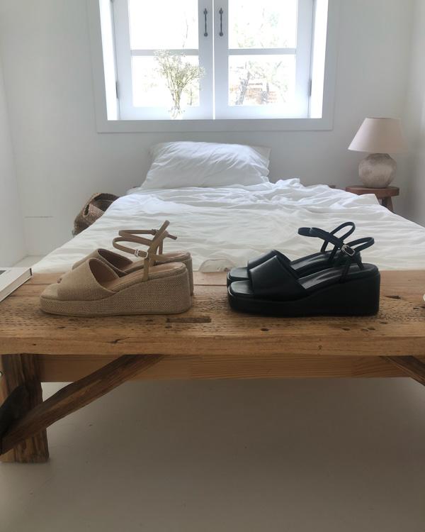 slab sandal (2colors)