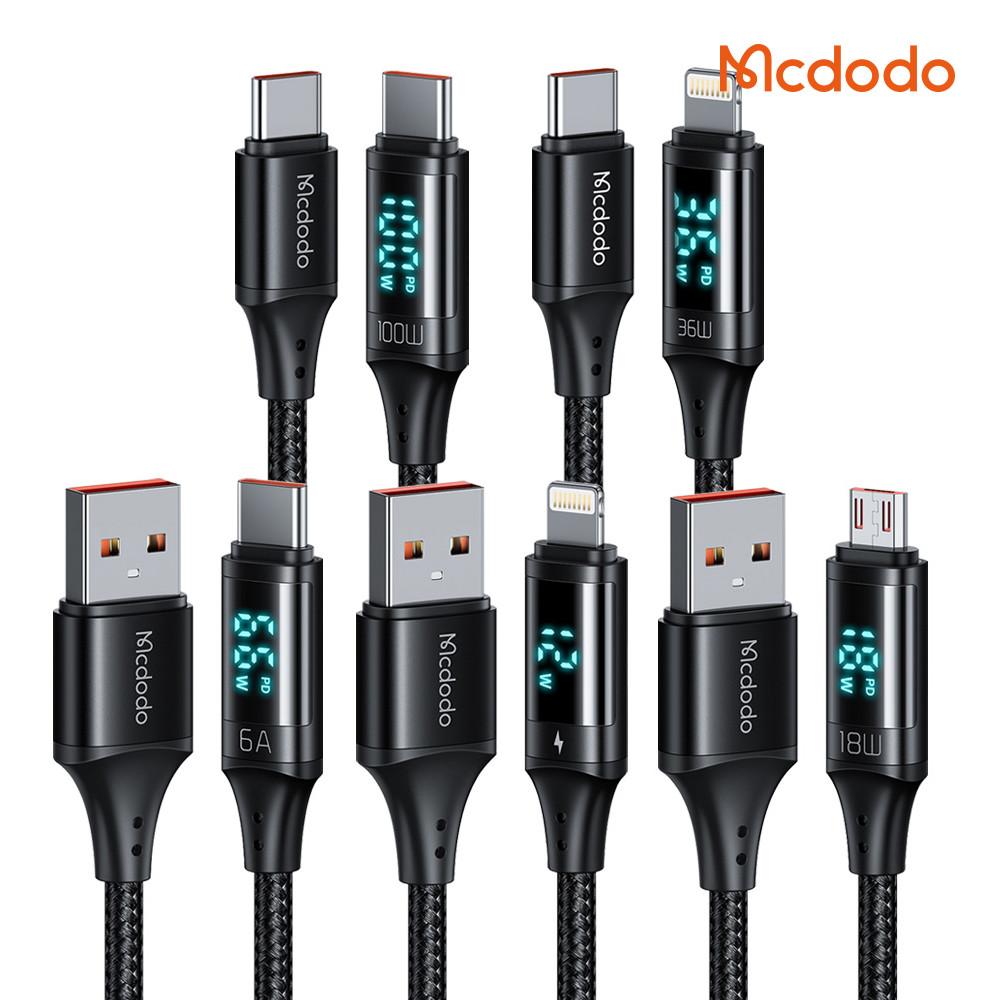 [맥도도] 허니콤 디스플레이 고속충전 케이블 C타입 8핀 5핀 PD USB-A 전력표시