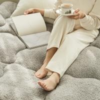 두꺼운 폭신폭신 자가발열 양털 매트리스 겨울 토퍼