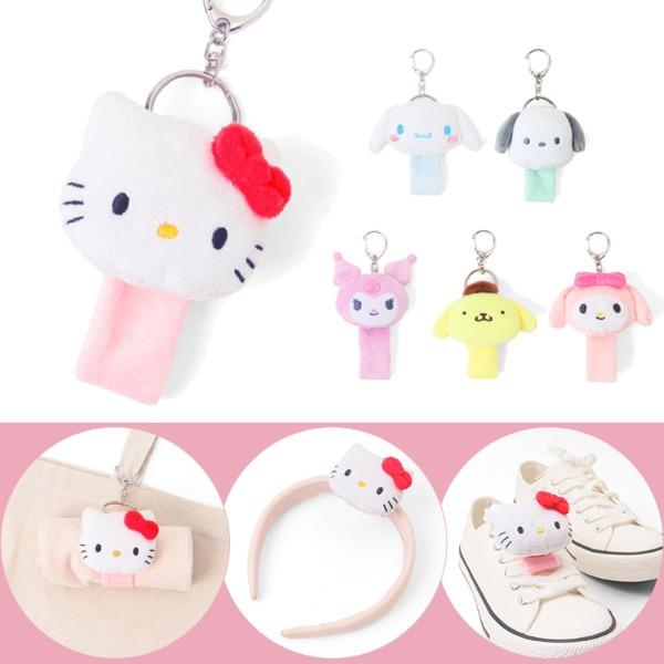 산리오 야광 마스코트 루프 멀티 홀더 / 모자 클립 데코