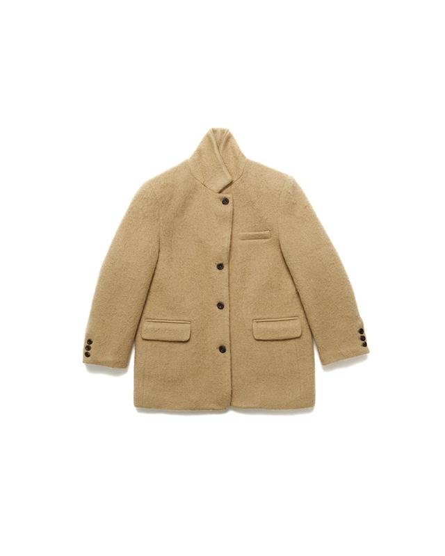 S_Hairy Wool Jacket [BEIGE]