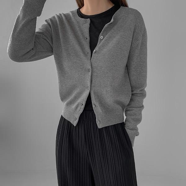 키큰여자아름다운174 [키큰여자]레두*라운드넥니트가디건