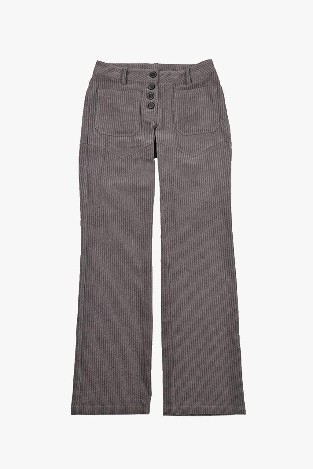 CORDUROY BOOTCUT / BROWN GRAY