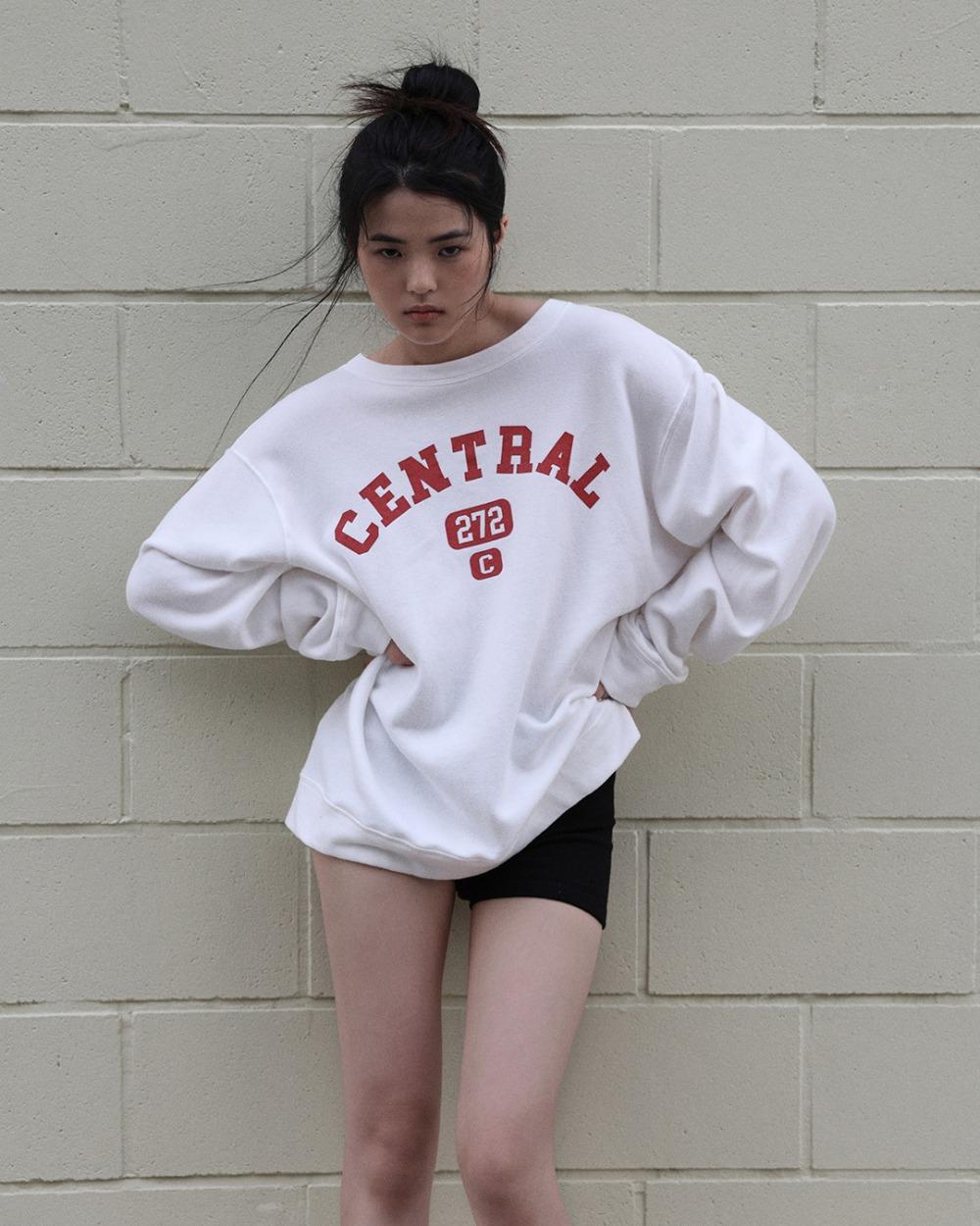 25FW [PLC] central fleece sweatshirt
