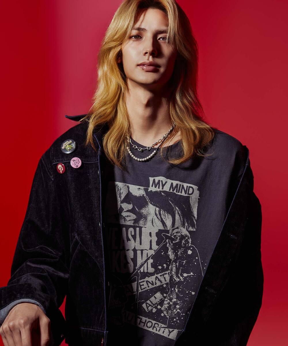 [WMC x JOOYEON] LIVE LIKE 티셔츠_CHARCOAL GREY