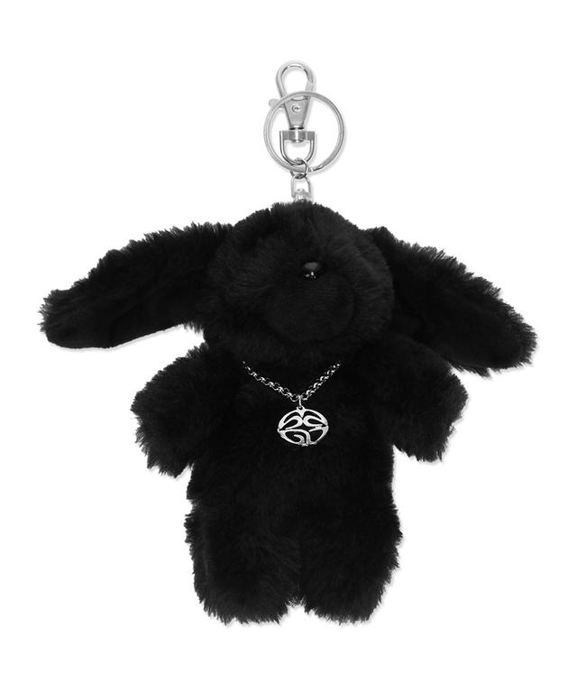 [Shipping Begin 1/7]ECLIPSE SHAGGY RABBIT KEYRING [BLACK]