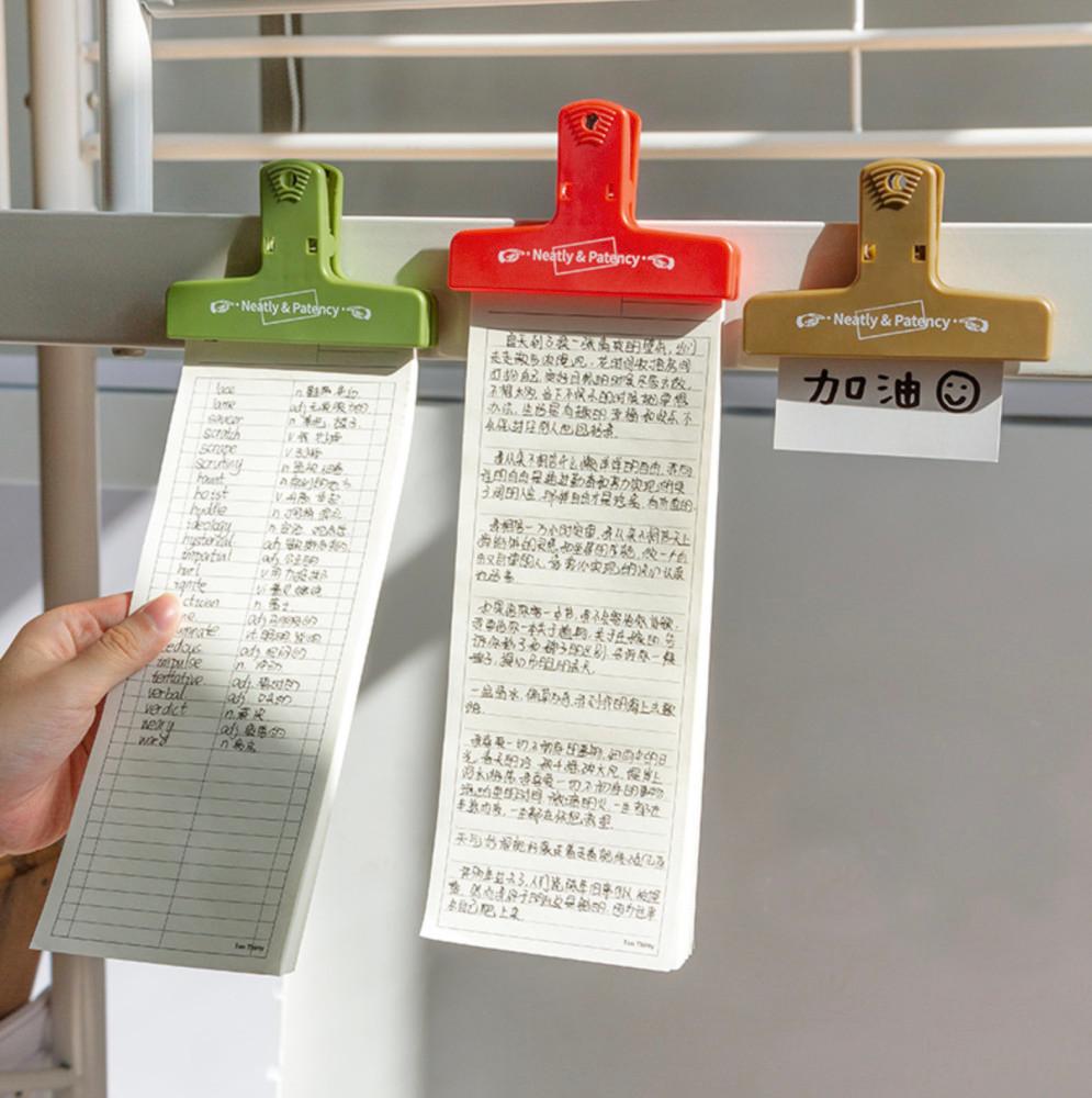 책 집게 사무용 종이 서류 대형 초대형 빈티지 펜코 클립