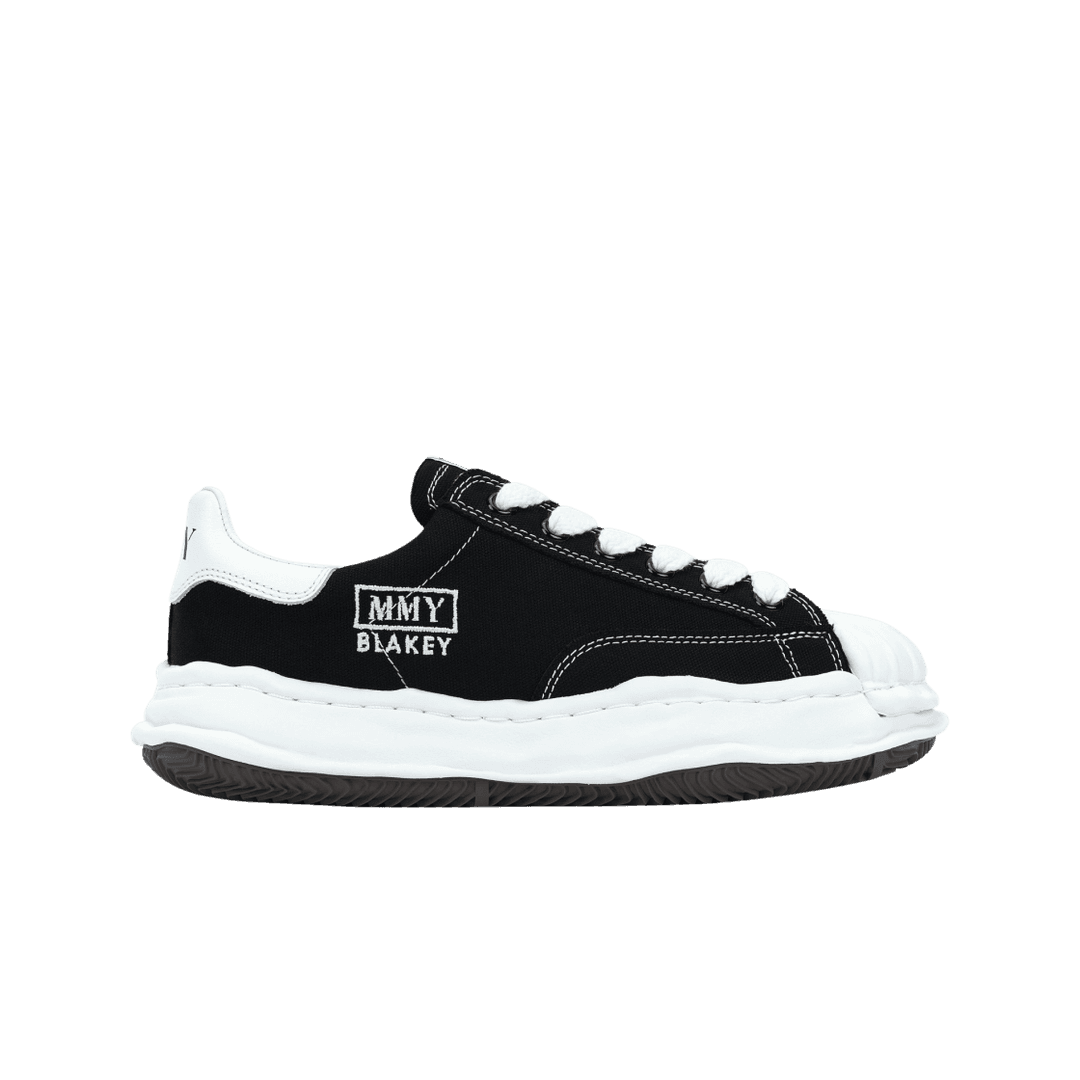 Maison Mihara Yasuhiro Blakey OG Sole Canvas Low-top Sneakers Black White