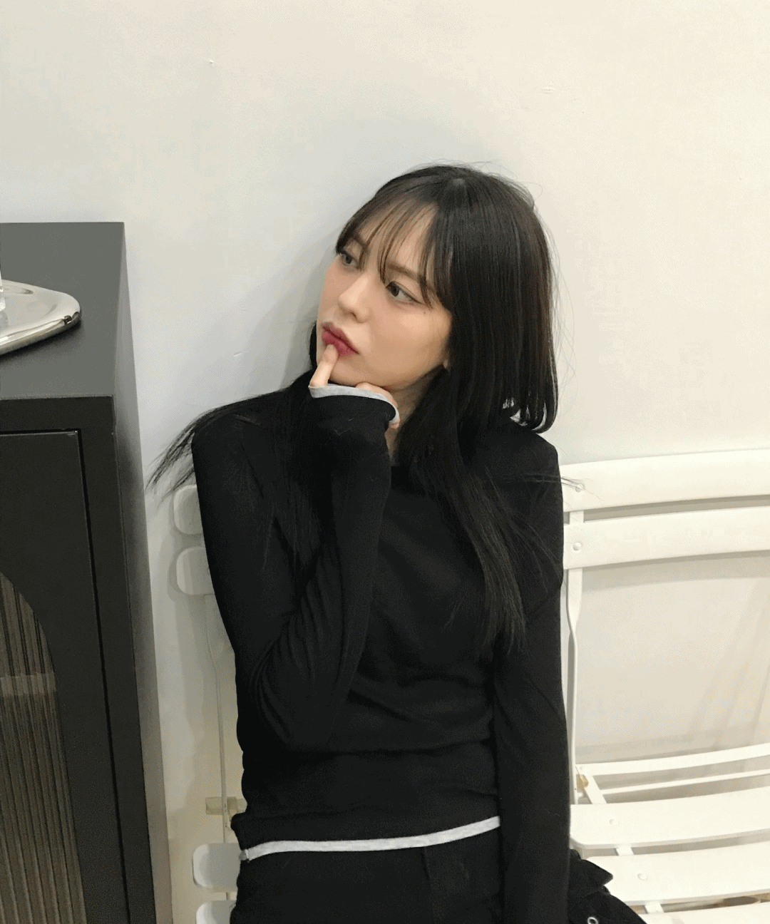 Maguse layered T 마구스 컬러배색 레이어드 티