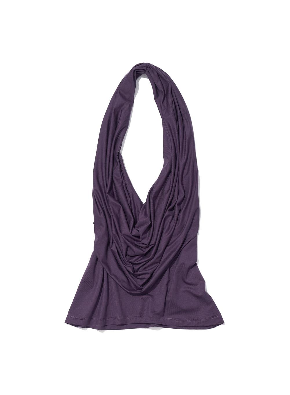 [WOMEN] PWC CAWL HALTER NECK TOP_MIDNIGHT PLUM