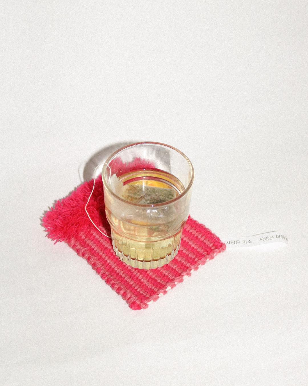 사랑의 언어 coaster (magenta)