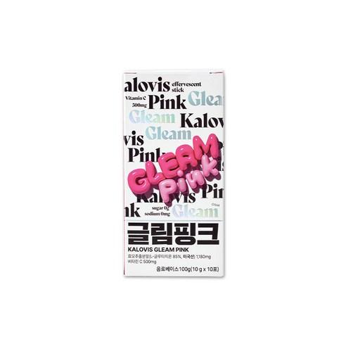 칼로비스 글림 핑크 고함량 글루타치온 콜라겐 비타민C, 10회분, 1개