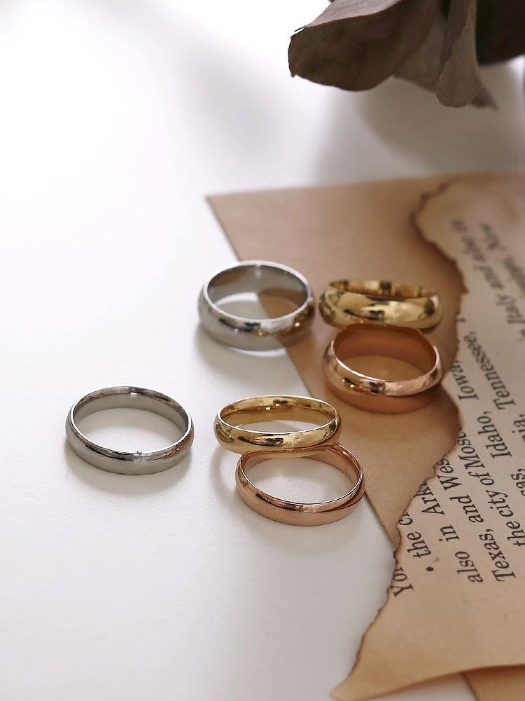 (한정무배)볼드마인 4/6미리가락지 써지컬스틸반지