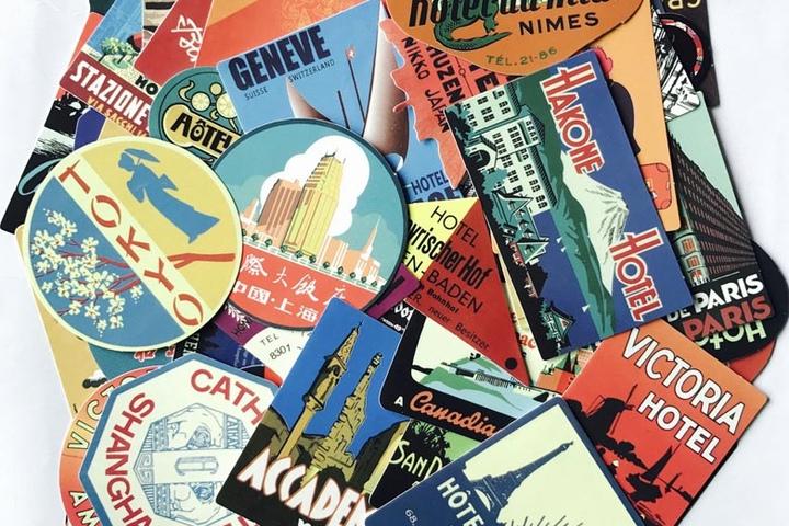 세계호텔 캐리어스티커DIY 19-56개입