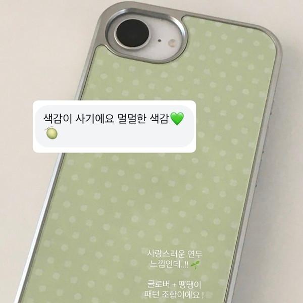 [맥세이프 가능] 스프링 연두 멀멀 케이스