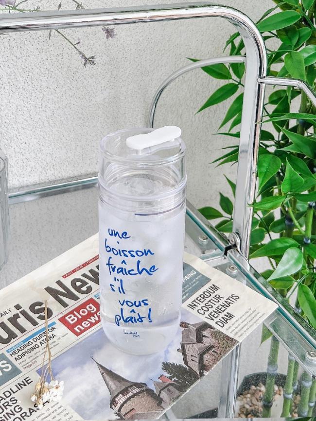 실부플레 실리콘캡 콜드컵 370ml 레터링 에코젠 텀블러 보틀