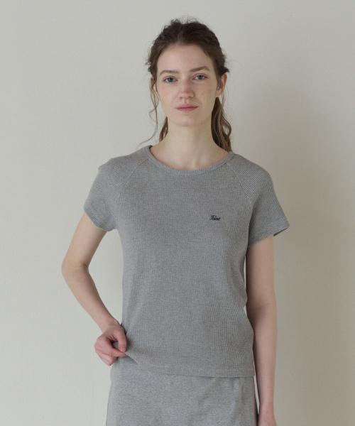 라글란 반팔 티셔츠 (MELANGE GREY)