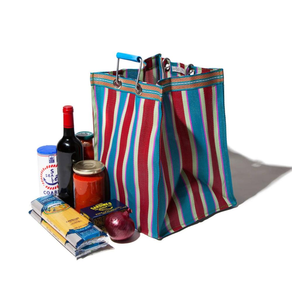 [PUEBCO] RECYCLED PLASTIC STRIPE BAG D26 - 6 COLORS / 푸에브코