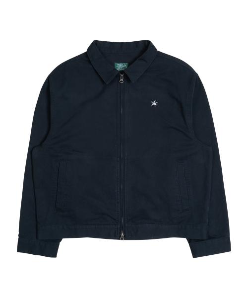 TCM washed mini logo jacket (dark navy)