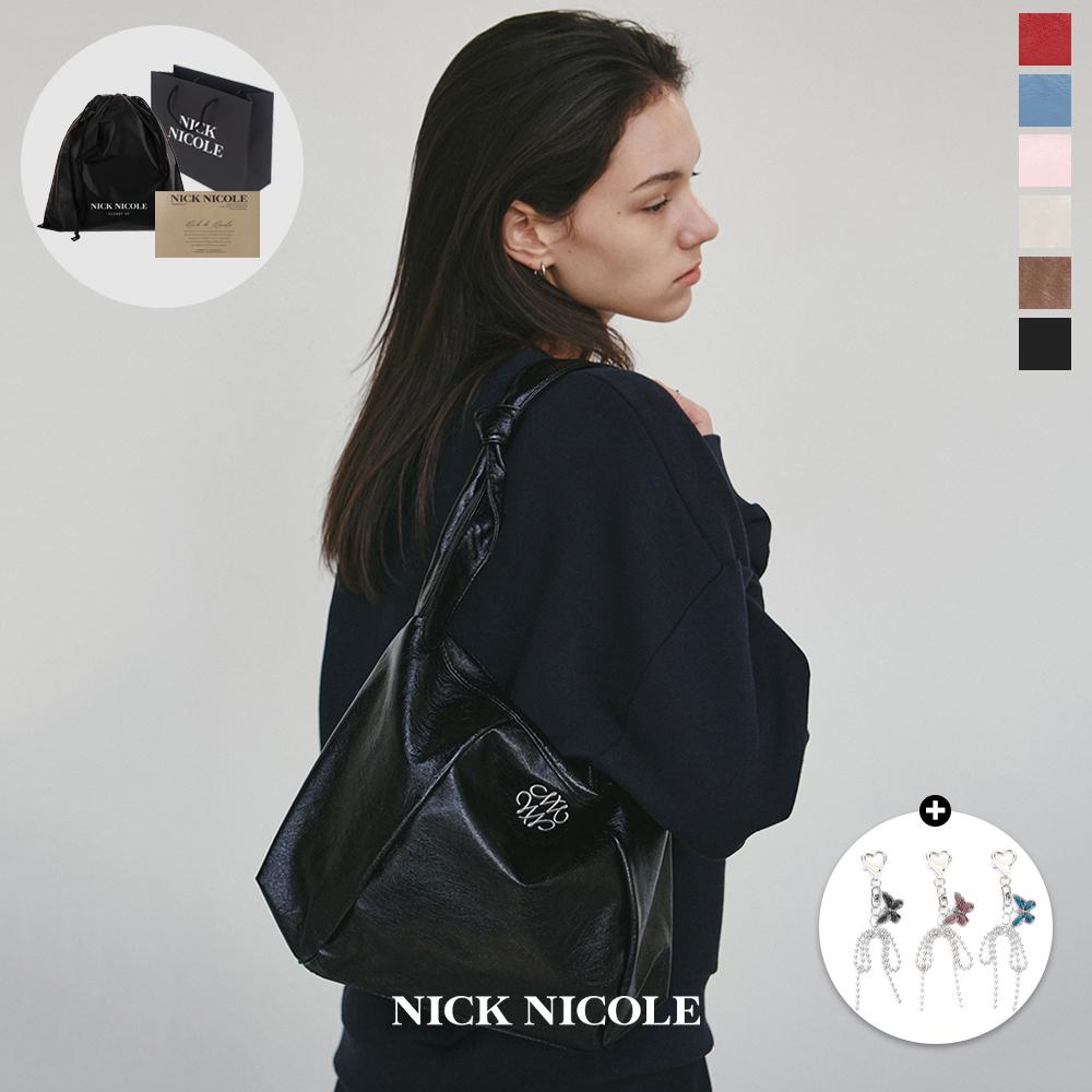 [선물포장][키링증정] 닉앤니콜 NICOLE SQUARE SHOULDER BAG 6종 택1