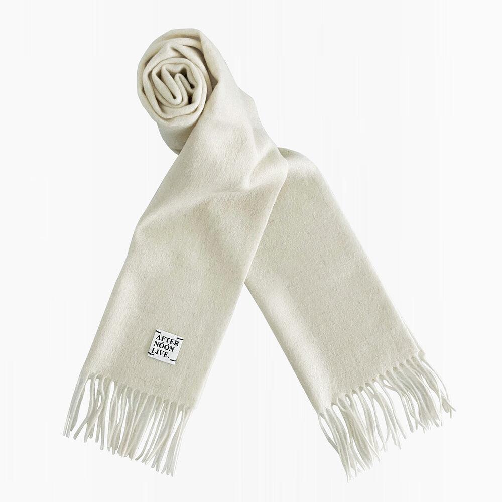 Afternoonlive Wool Muffler (Off-White)