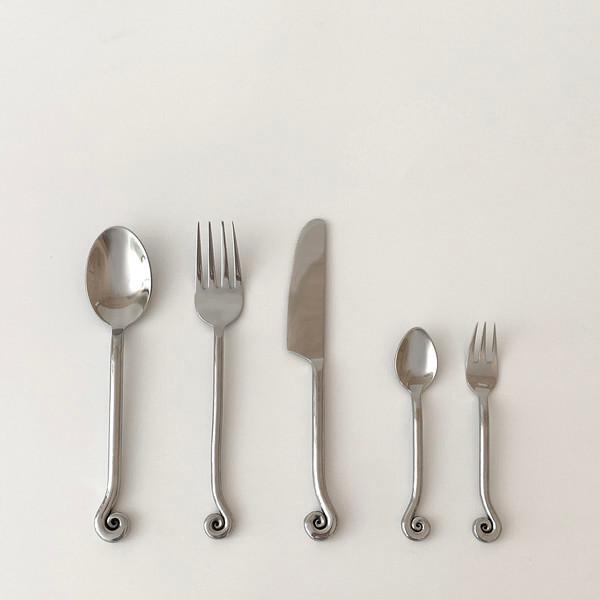 snail handmade cutlery