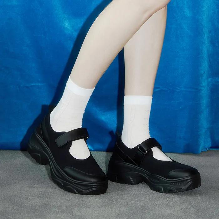 [13차] 로미타 플랫폼 벨크로 메리제인 슈즈 (4colors)