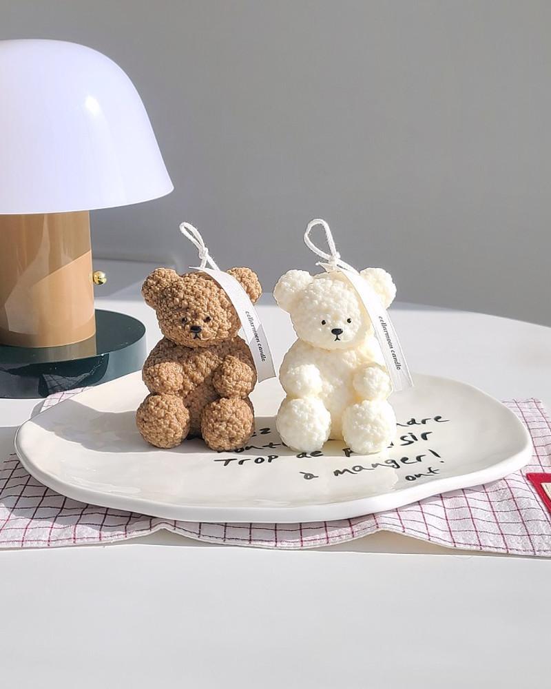 테디베어 곰돌이 캔들 / 인테리어 오브제 곰캔들 / 무료 선물 포장